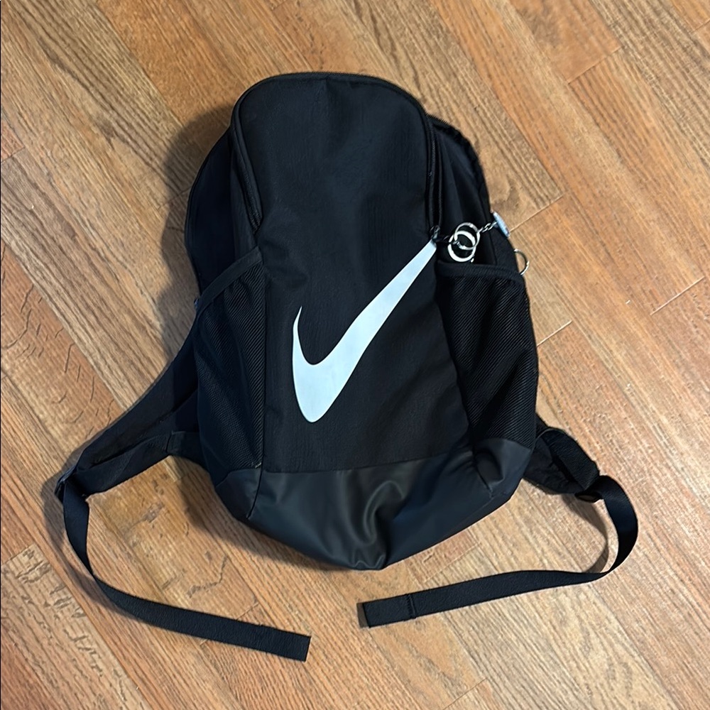 Nike Black and White Backpack Classic Design